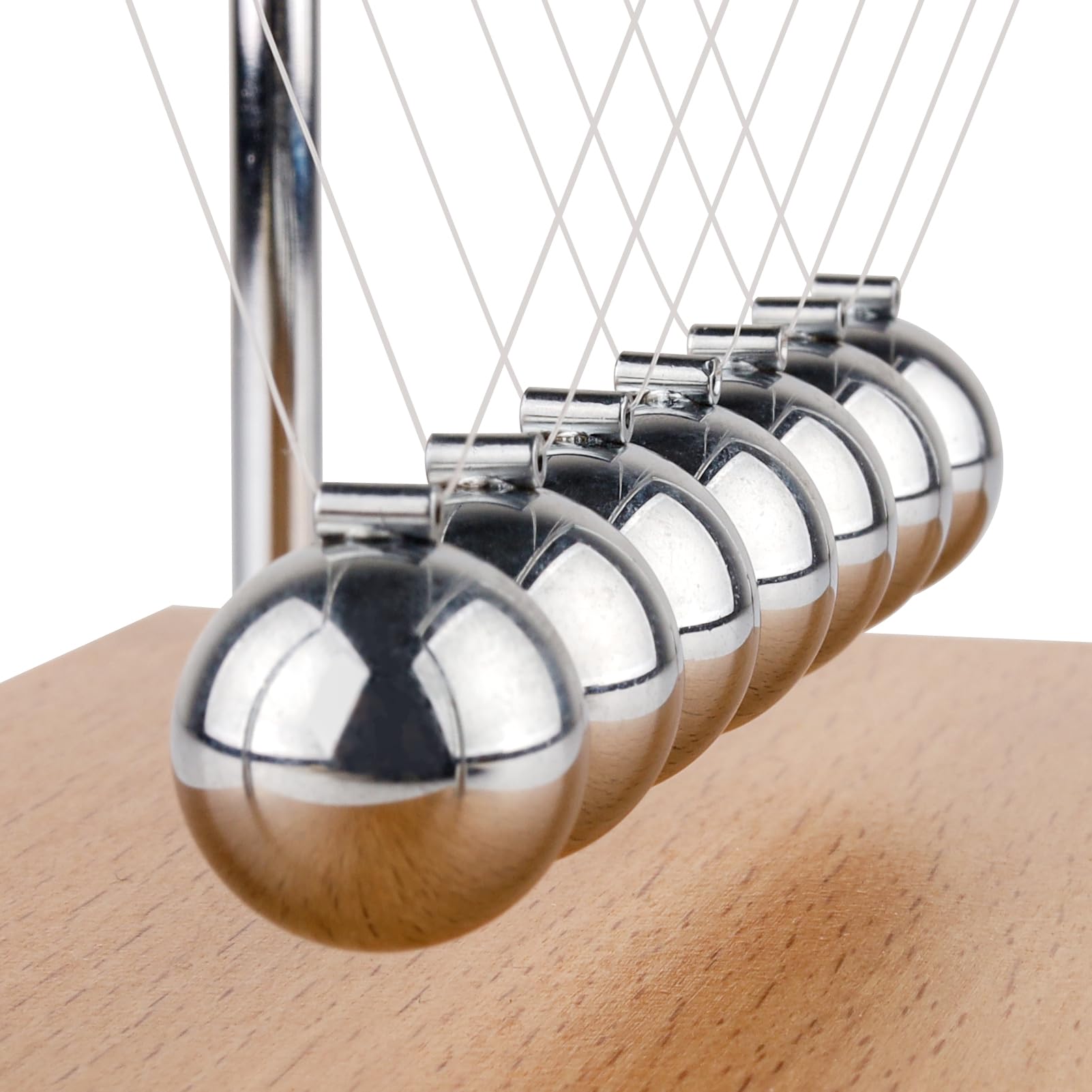 Smilesorg Newton's Cradle desk-decor adds a touch of scientific elegance to any space