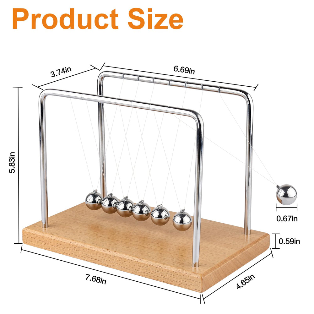 Smilesorg Newton's Cradle pendulum motion creates a visually engaging science demonstration