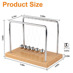 Smilesorg Newton's Cradle pendulum motion creates a visually engaging science demonstration
