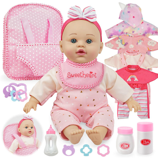 Smilesskiddo 12 inch soft body doll for gentle hugs and imaginative play.