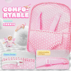 Smilesskiddo doll bib adds practical, easy mealtime pretend play.