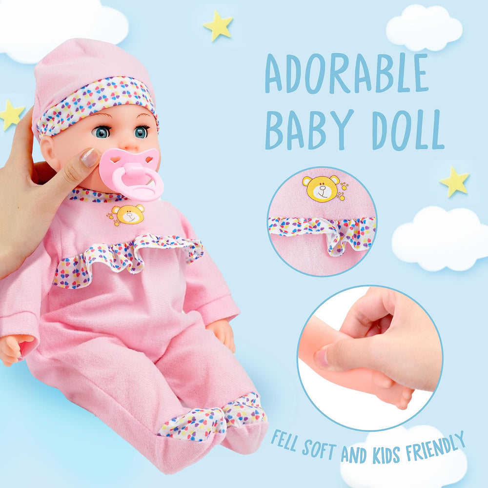 SMILESSKIDDO doll six voice sounds for expressive role play