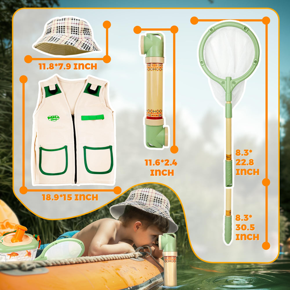 SMILESSKIDDO explorer kit backpack helps kids carry gear on nature walks