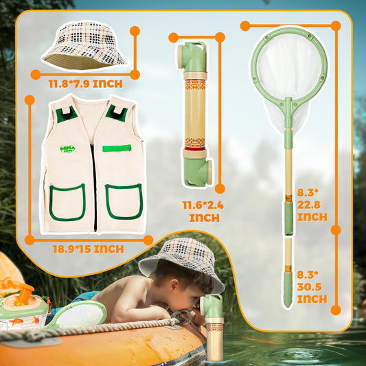 SMILESSKIDDO explorer kit backpack helps kids carry gear on nature walks