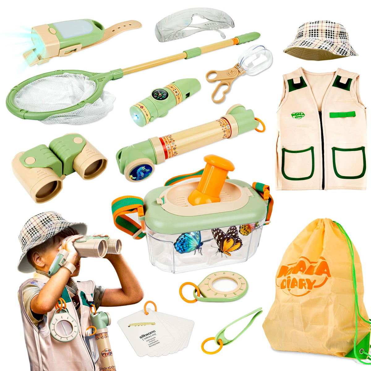 SMILESSKIDDO explorer kit hat keeps kids shaded during outdoor adventures