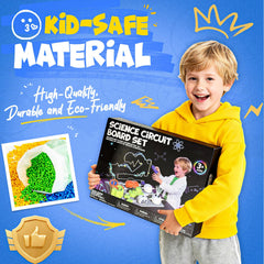 Kids assembling projects together for screen free learning