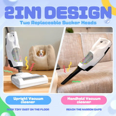 SMILESSKIDDO Kids Vacuum ball-popping action adds interactive fun for kids.