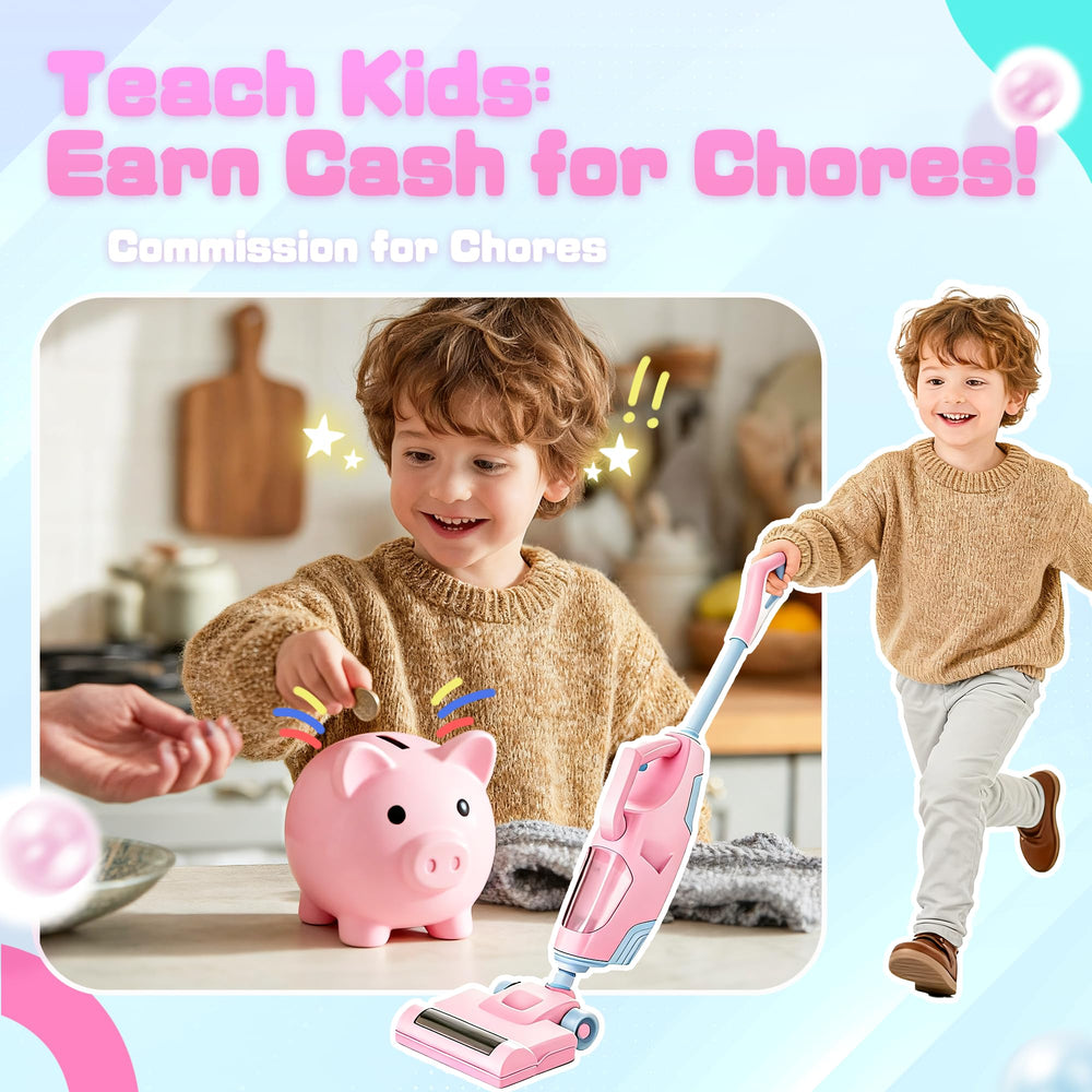 SMILESSKIDDO piggy bank with removable dust compartment for easy cleaning