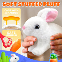 SMILESSKIDDO portable rabbit cage with strap enables on-the-go play.