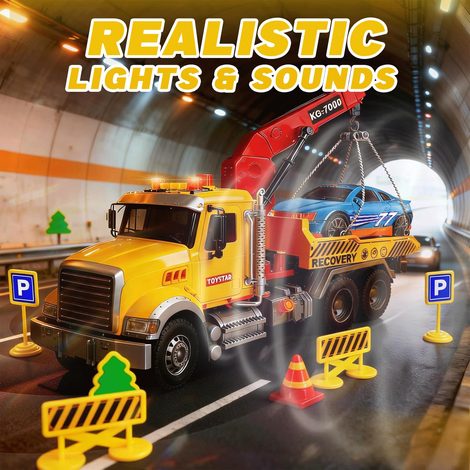 SMILESSKIDDO tow truck lift hook for crane-style tasks