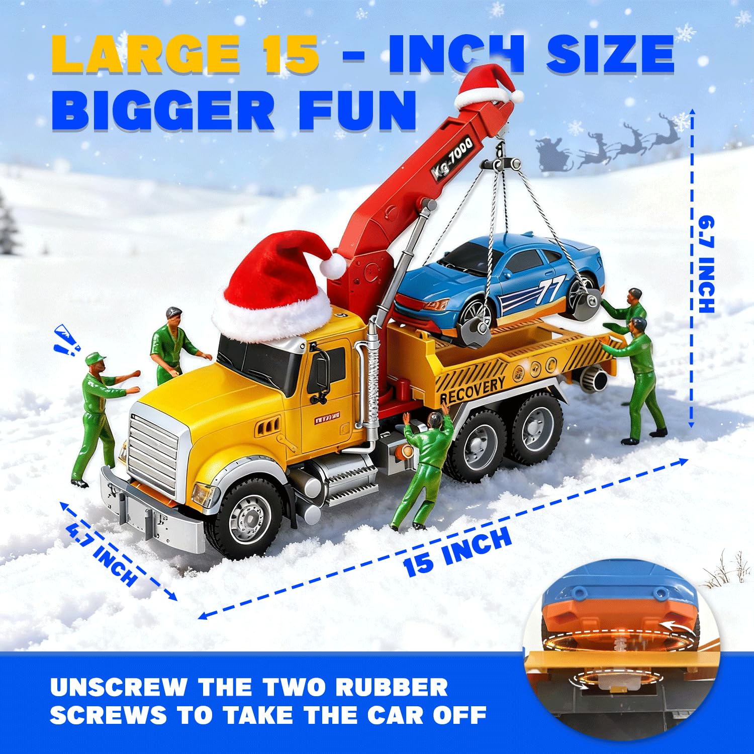 SMILESSKIDDO toy truck with lights and sounds enhances immersive play