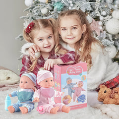 SMILESSKIDDO twin dolls compact and portable for on-the-go fun.