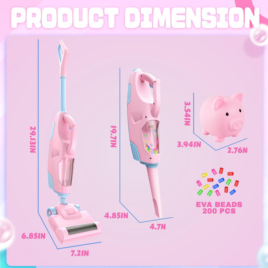 SMILESSKIDDO vacuum nozzle attachments demonstrate 2-in-1 cleaning play
