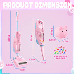 SMILESSKIDDO vacuum nozzle attachments demonstrate 2-in-1 cleaning play