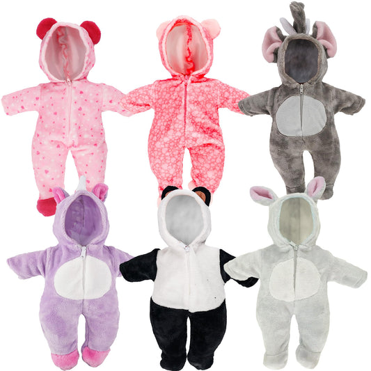 SMILESSKIDDO unicorn doll clothes with easy zipper for quick, cute dressing.