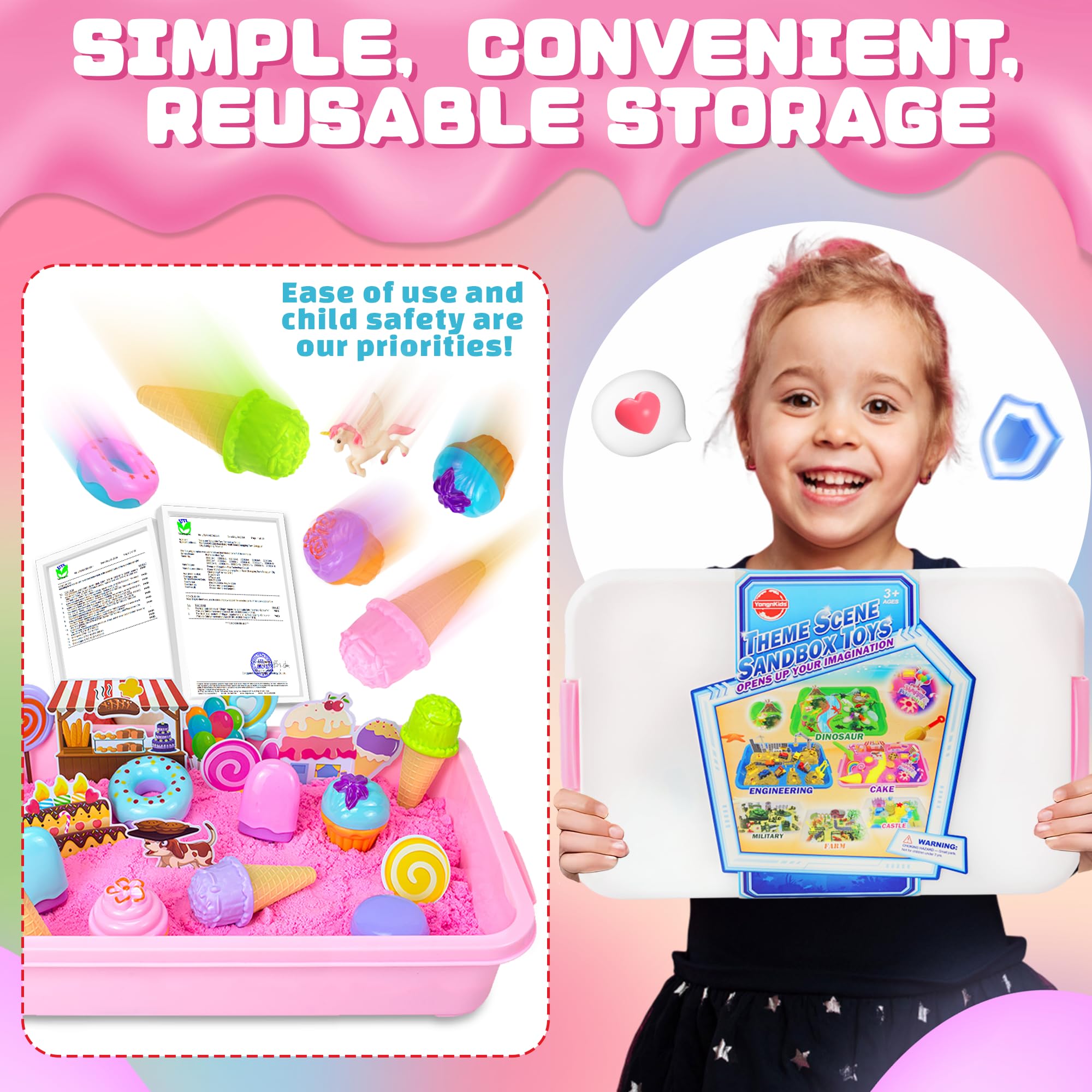 SMILESSKIDDO unicorn figurines spark story-based play and fine motor skills.
