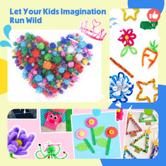 SMILESSKIDDO varied craft materials inspiring endless project possibilities.