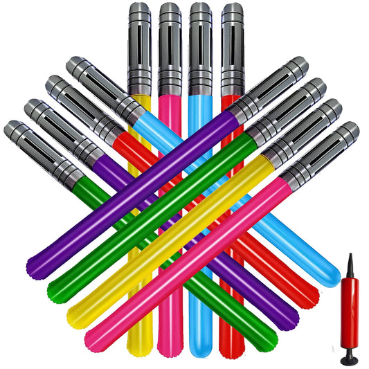 Smilixin yellow lightsaber blade set ideal for group play and color-coded games.
