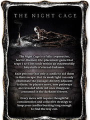 Smirk and Dagger The Night Cage keys and gate guide teamwork toward escape.