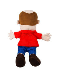 SML Jeffy’s Dad Puppet hand-insert use demonstrates 17-inch size for expressive performances.