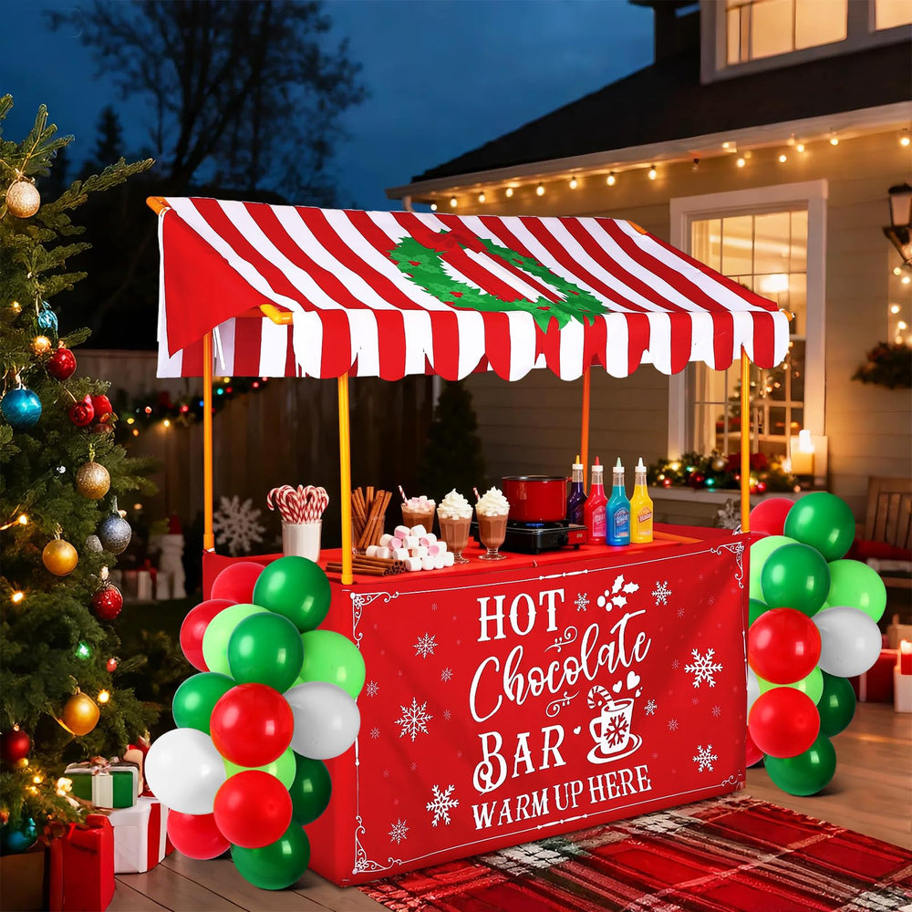 SmoothNovelty plastic stand provides solid support for outdoor displays.
