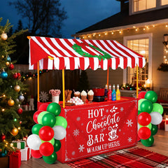 SmoothNovelty plastic stand provides solid support for outdoor displays.