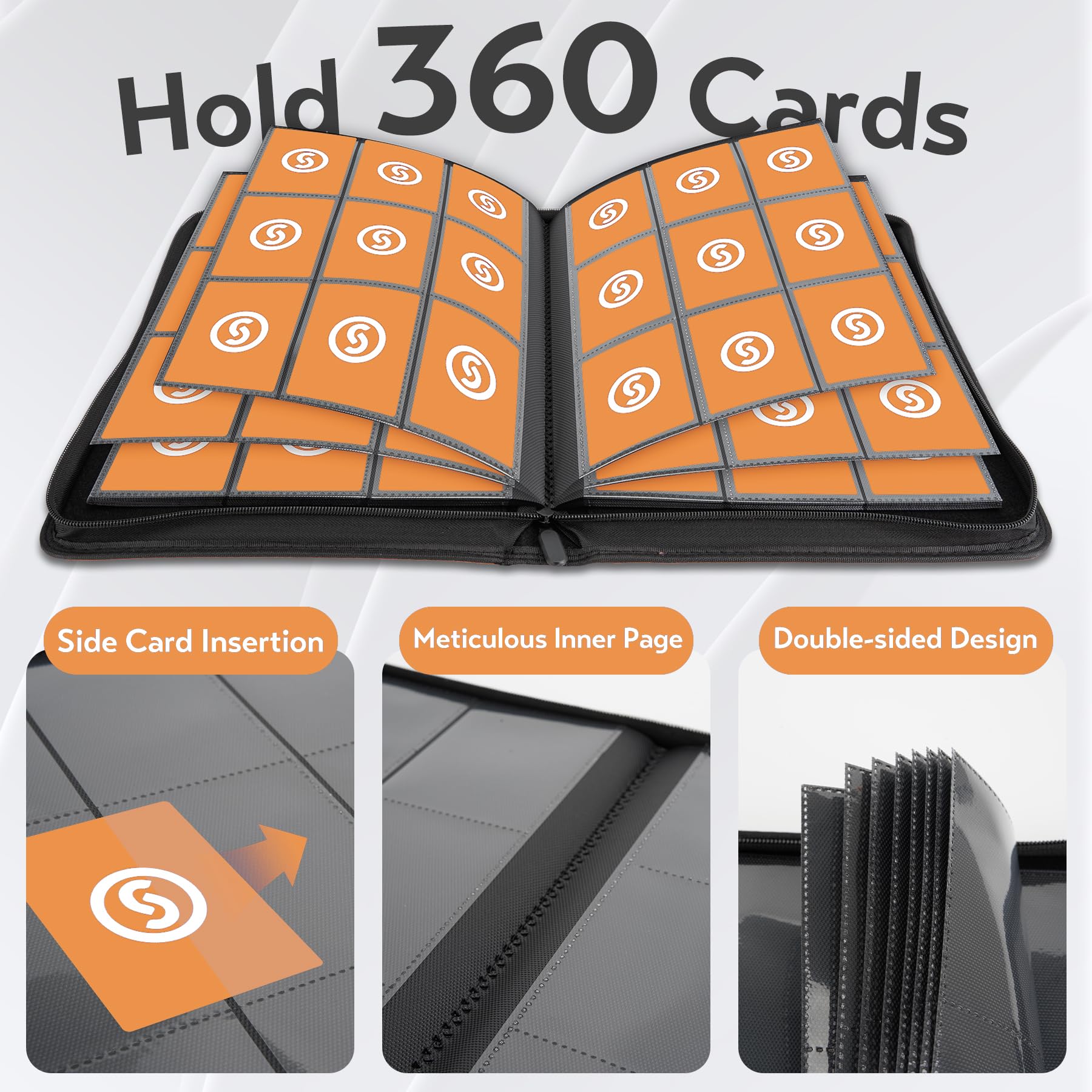 SMYV 20 double-sided pages maximize storage with a slim profile.