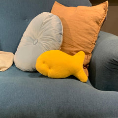 Snack Plushies cheddar-fish-plush-easy-clean material supports quick spot cleaning.