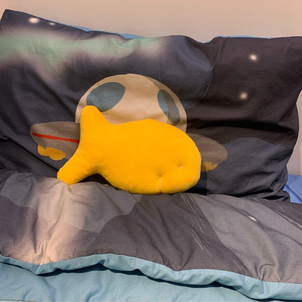 Snack Plushies cheddar-fish-plush-room-decor cute addition to rooms and shelves.