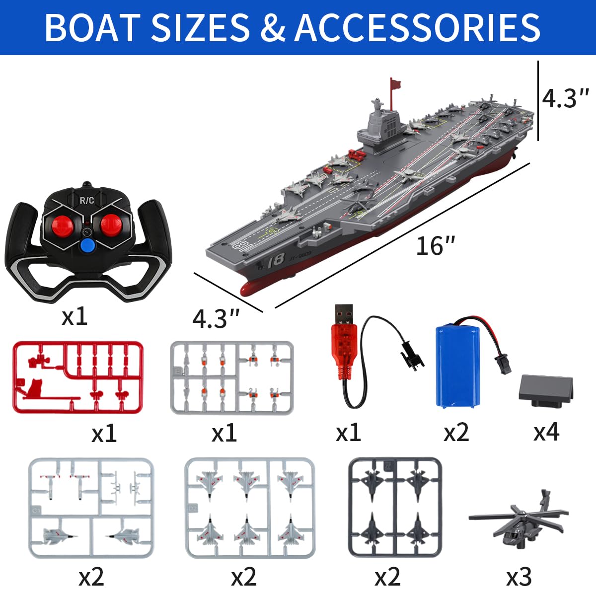 SNACKTANT RC Boats gift for military fans and curious kids.