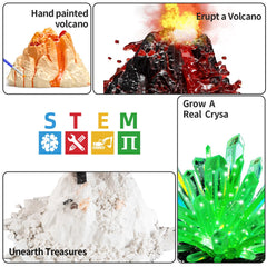 SNAEN 240+ lab experiments rainbow fountains illustrates vibrant science concepts.