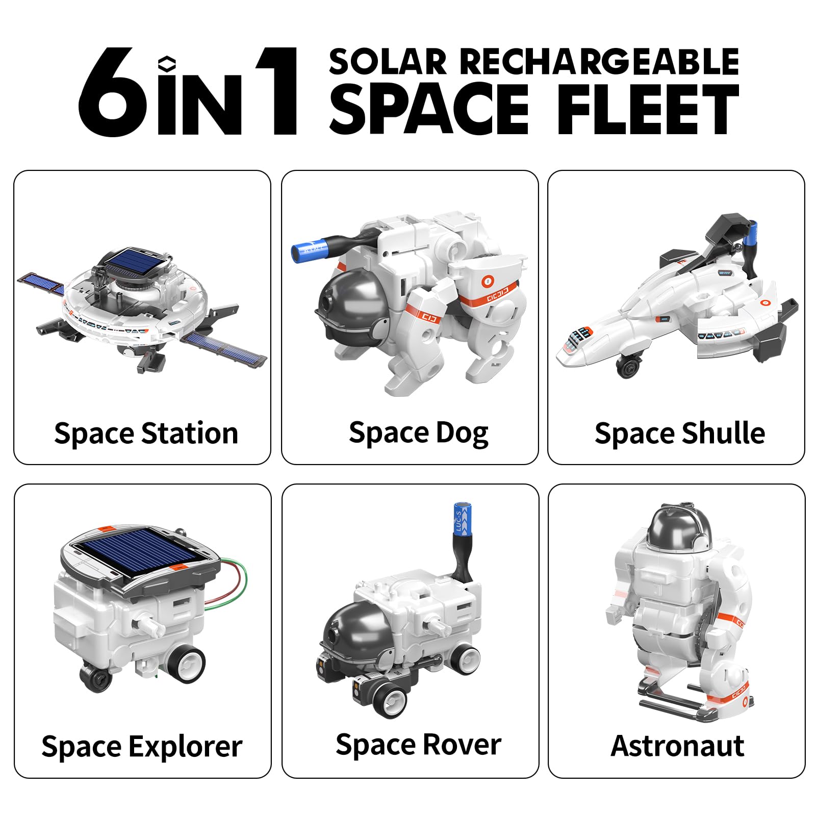 SNAEN solar panel powered toy set shown in action for renewable-energy play