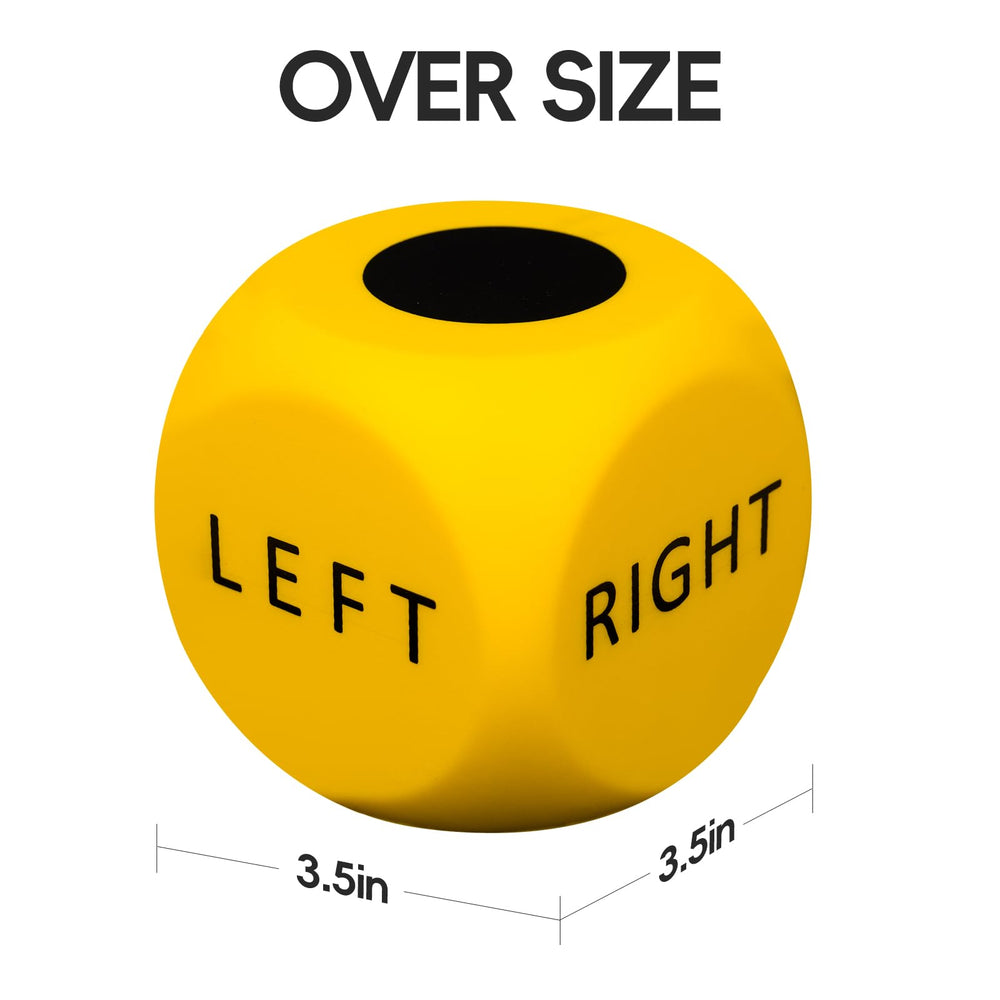 Snailmart three-point-five-inch dice offer safe, slow rebound.