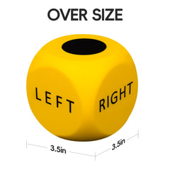 Snailmart three-point-five-inch dice offer safe, slow rebound.