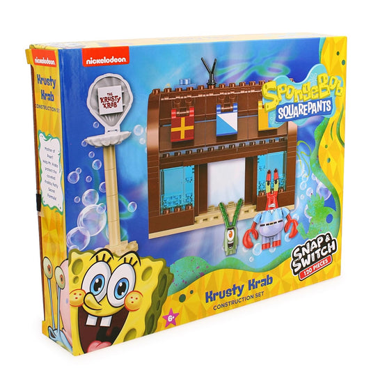 Mr. Krabs figure with buildable counter for role-play adventures.