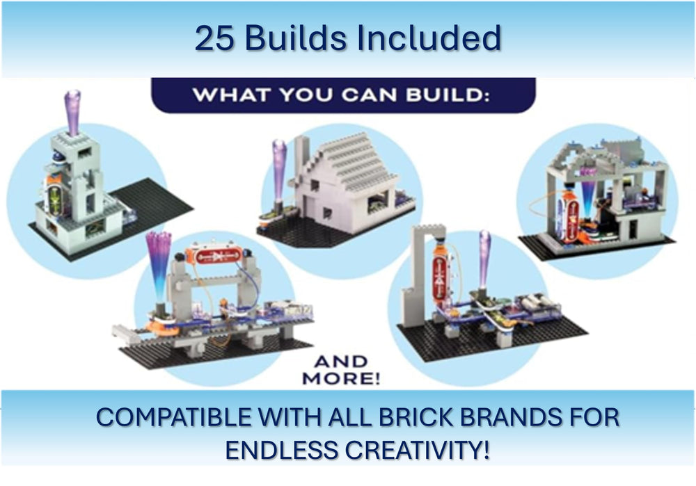 Snap Circuits BRIC-snap-sounds-motor components illustrating motion and sound effects.