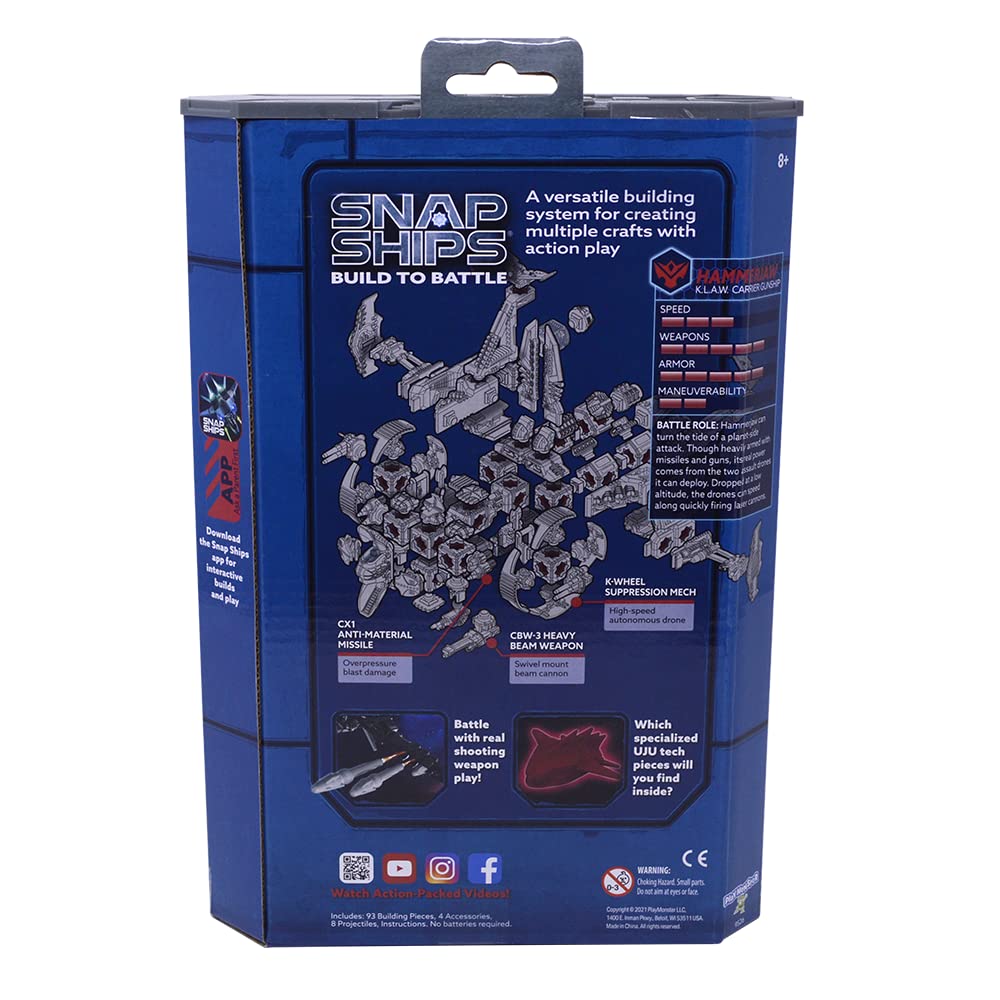 SNAP SHIPS included instructions and label showing clear assembly guidance