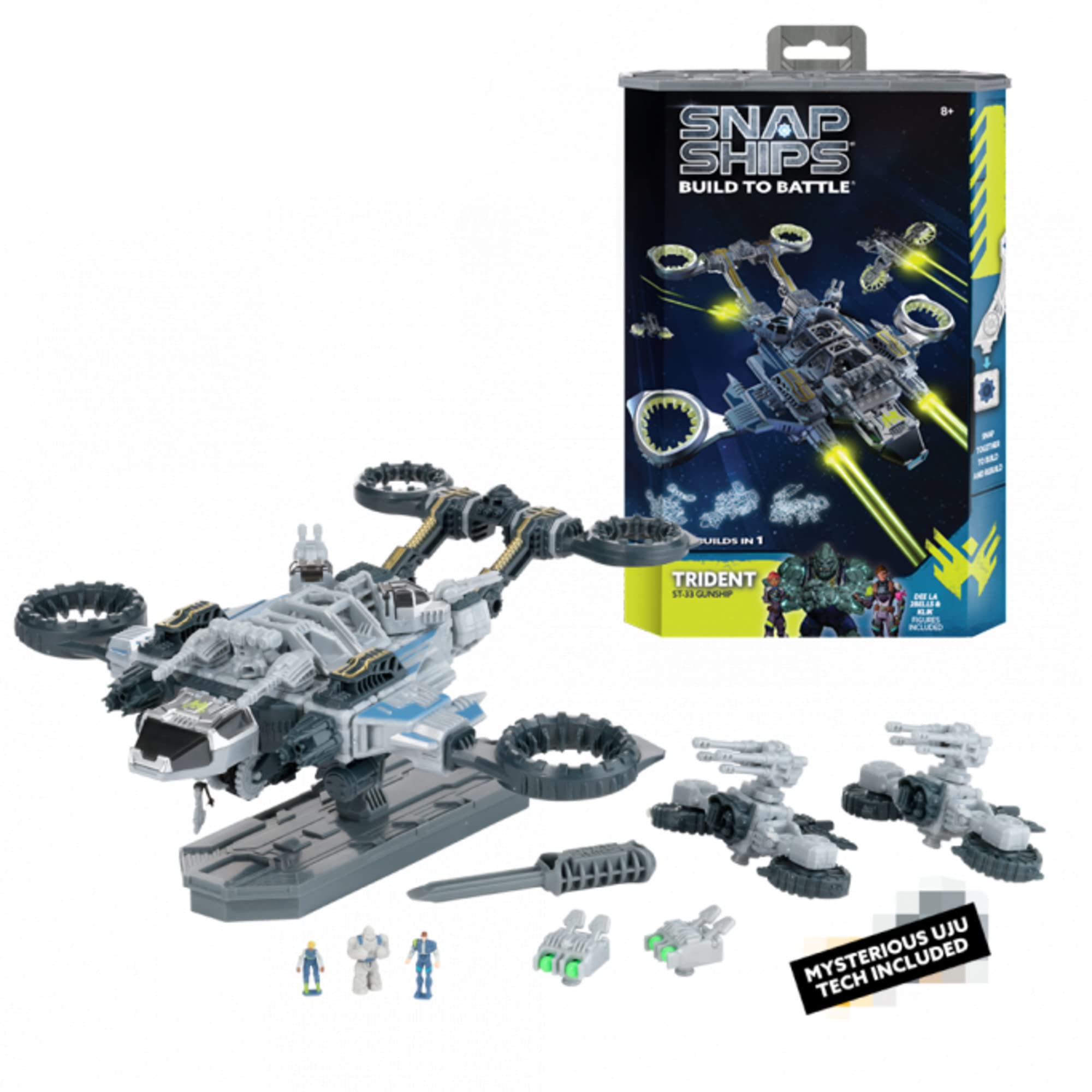 Snap Ships Trident ST-33 rotating engines for dynamic battle poses.