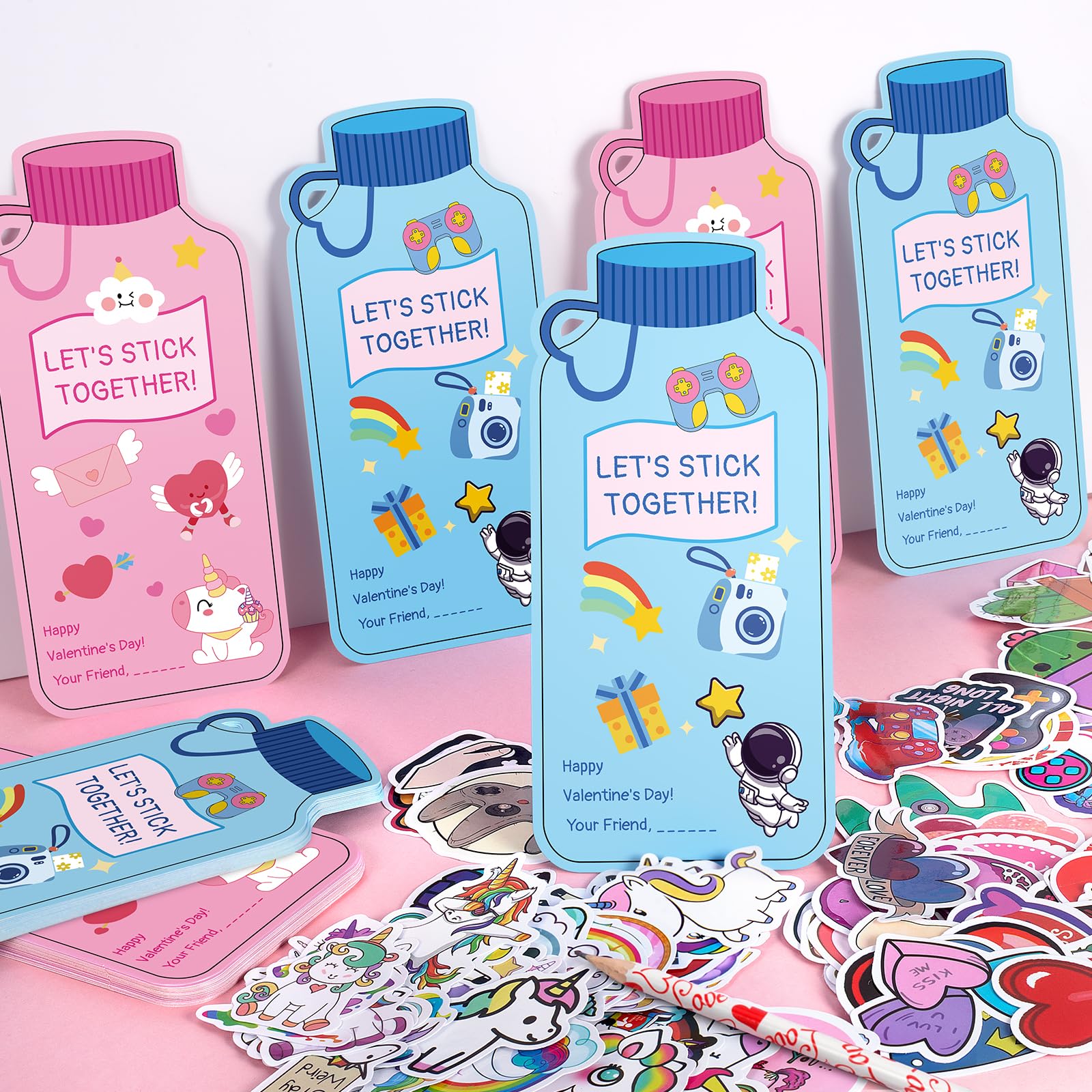 SnapBlox gift bags provide easy packaging for all 48 cards.