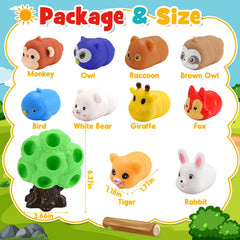 Montessori-safe SnapGlowz toys with smooth surfaces invite gentle exploration.