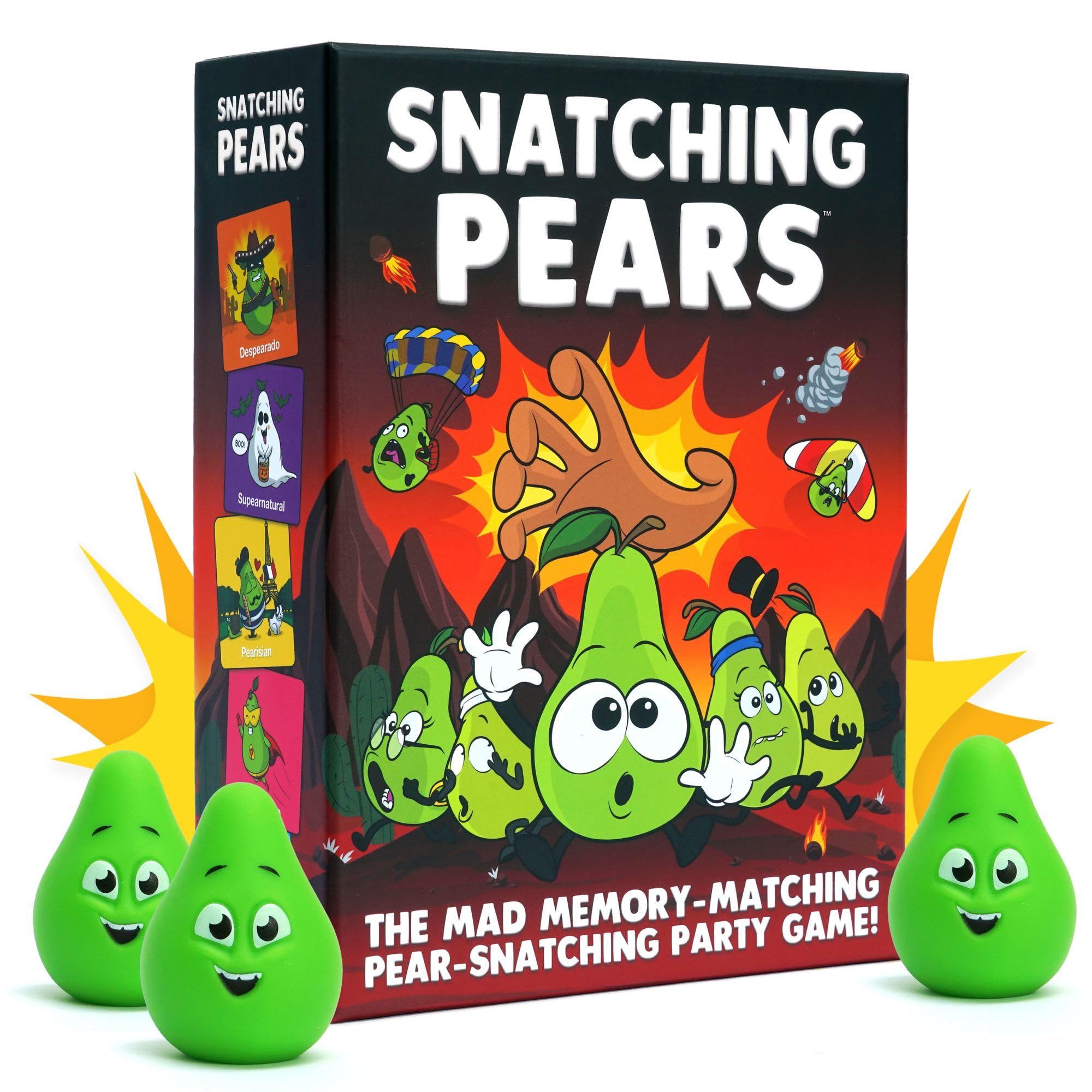 Snatching Pears game setup for a fast memory-matching session.