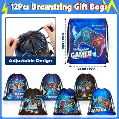 SNLN glow-in-the-dark gamer tattoos add fun flair to party favors.