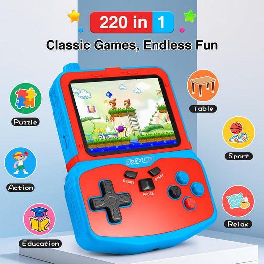 SNONBROS 3.5'' IPS screen close-up with vibrant visuals for kids.