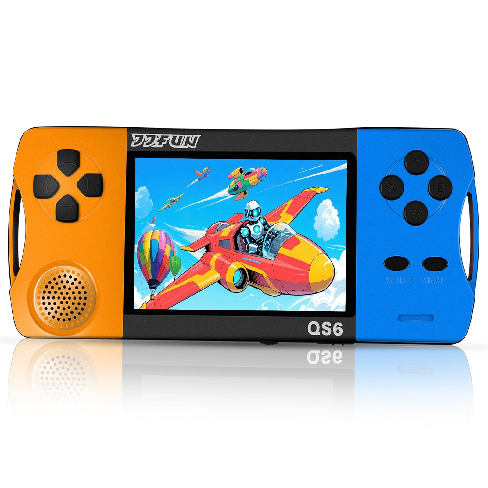 SNONBROS handheld console with 216 classic games for travel entertainment.