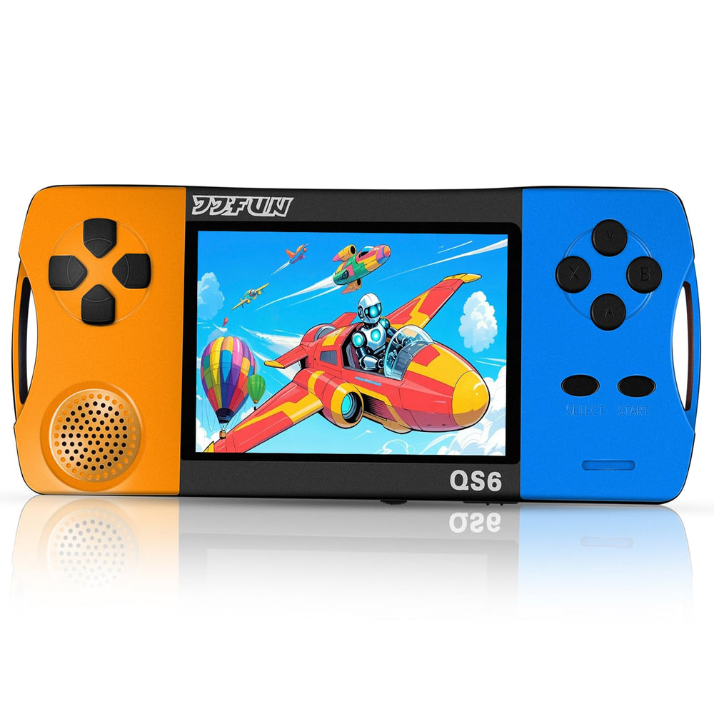 SNONBROS handheld console with 216 classic games for travel entertainment.