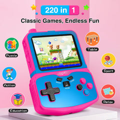 SNONBROS Rose Red with 220 built-in games for offline play