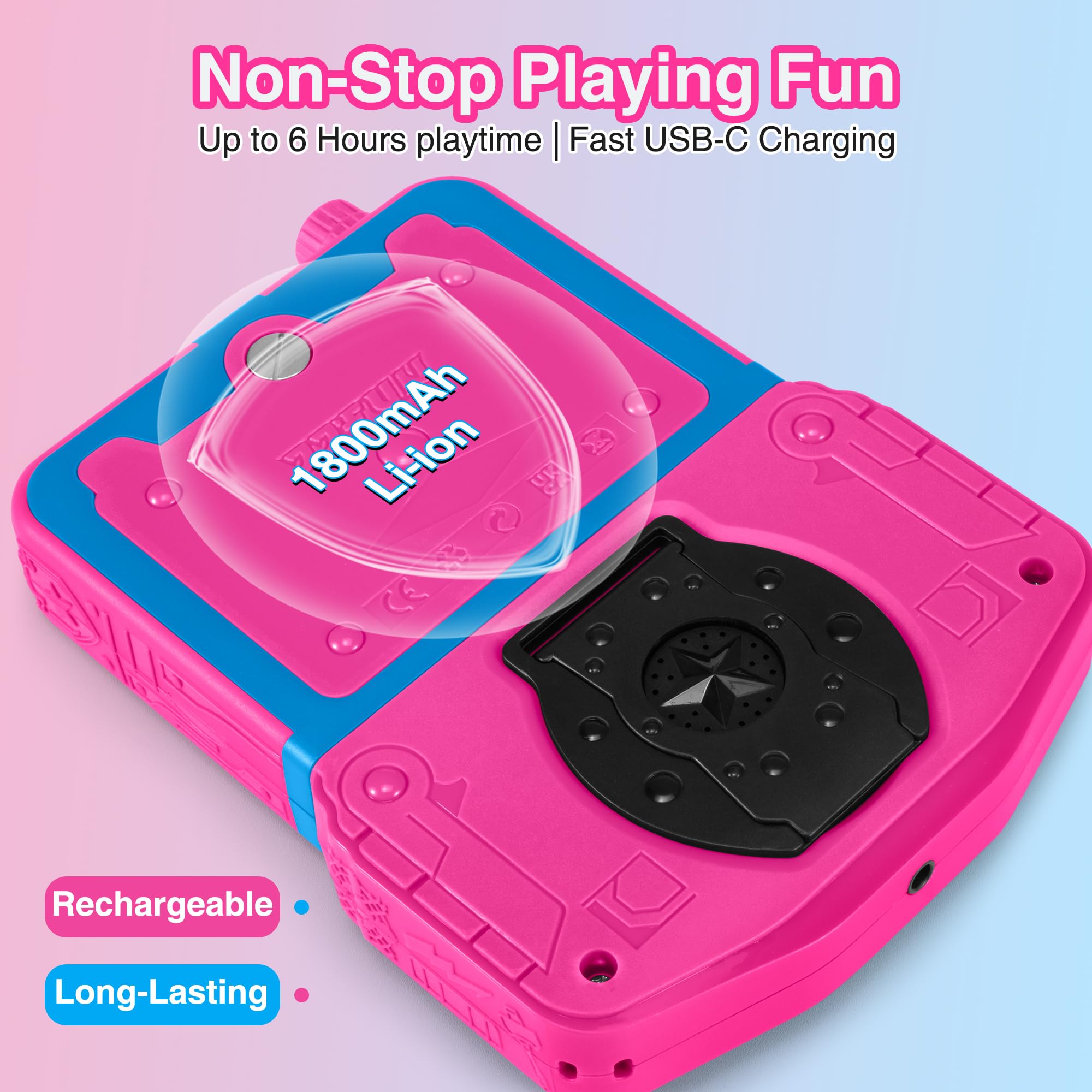 SNONBROS Rose Red compact design fits in backpacks for travel