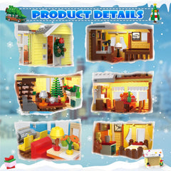 Snow Village Building Set: garage detail boosts display realism