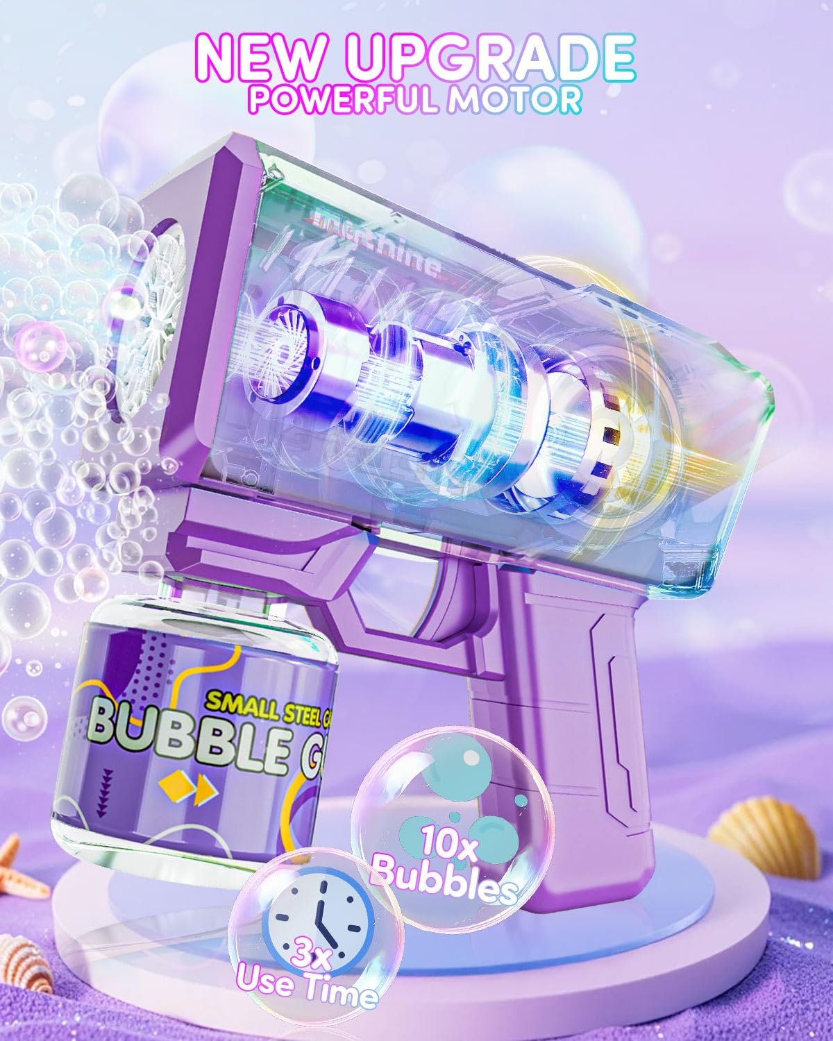 Snowalva 25 sachets bubble concentrate for easy refills.