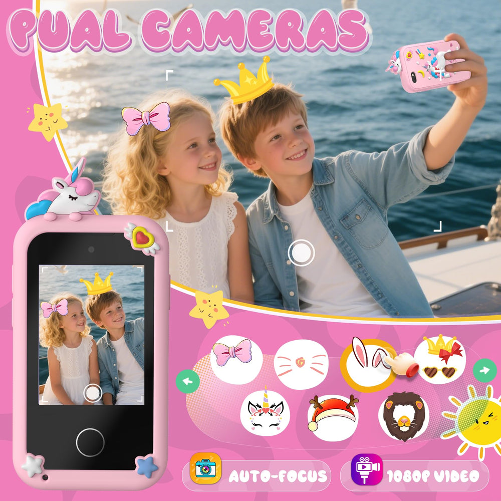 SnowCinda phone includes an 8GB SD card for photos, games, and music storage.